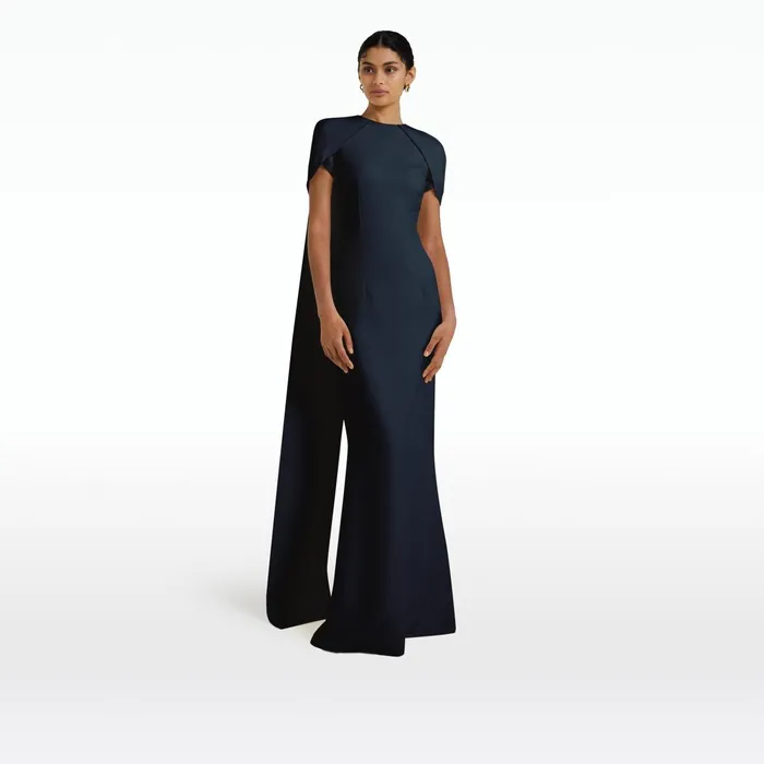 Safiyaa Ginkgo Midnight Navy Dress Women Dresses