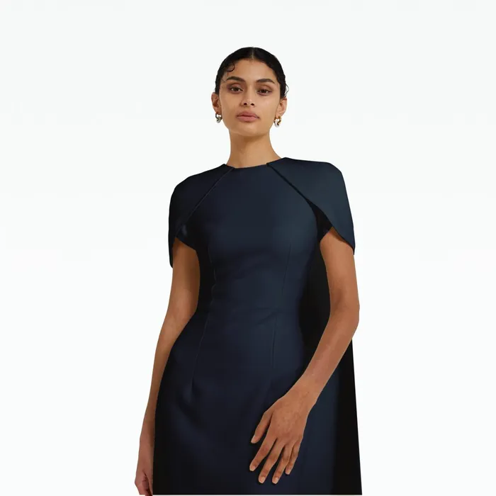 Safiyaa Ginkgo Midnight Navy Dress Women Dresses