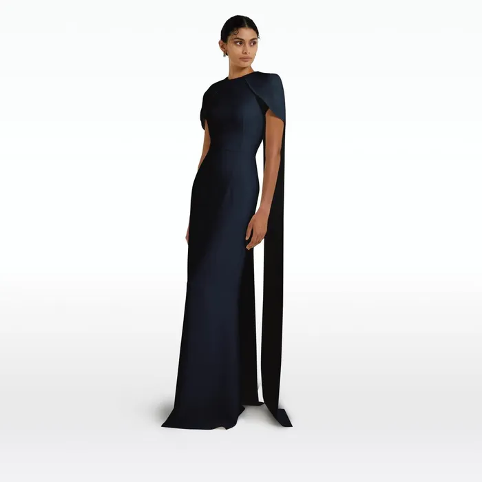 Safiyaa Ginkgo Midnight Navy Dress Women Dresses