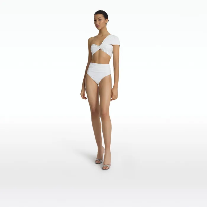 Safiyaa Gisella Ivory Bikini Top Women Swimwear