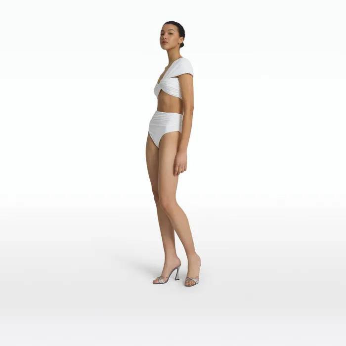 Safiyaa Gisella Ivory Bikini Top Women Swimwear