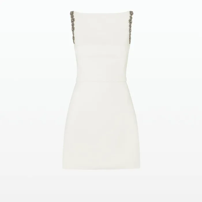 Safiyaa Grena Ivory Short Dress Women Dresses