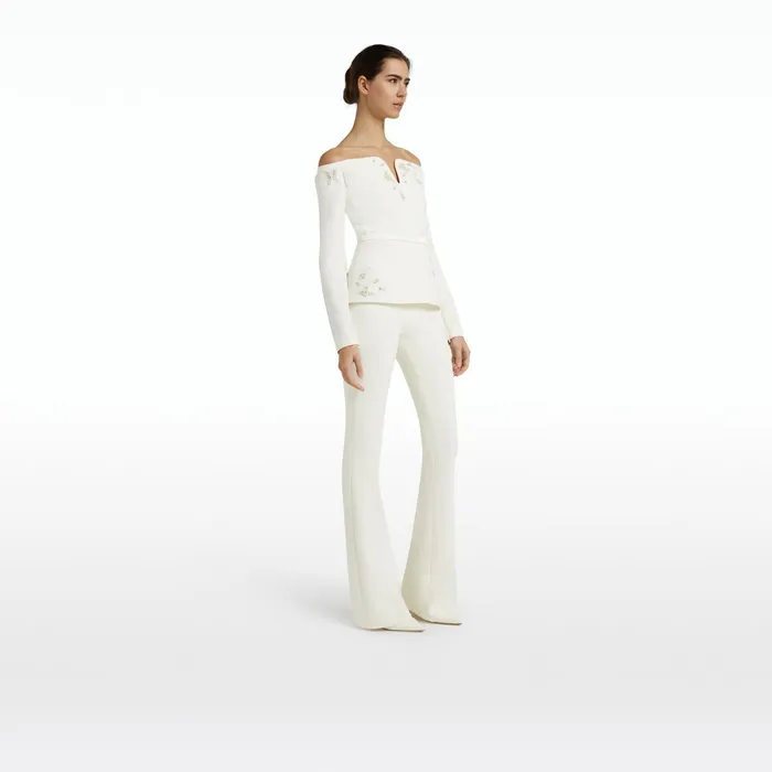 Safiyaa Guida Ivory Top Women Tops