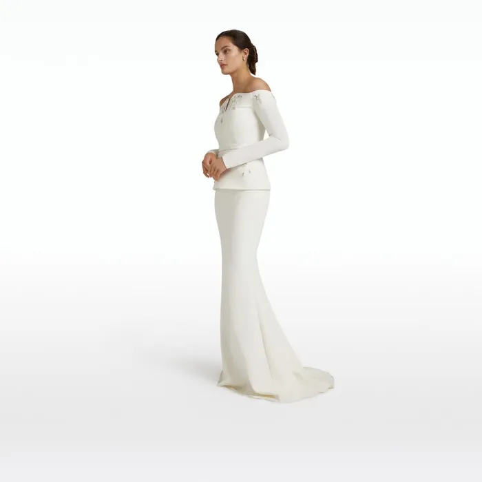 Safiyaa Guida Ivory Top Women Tops