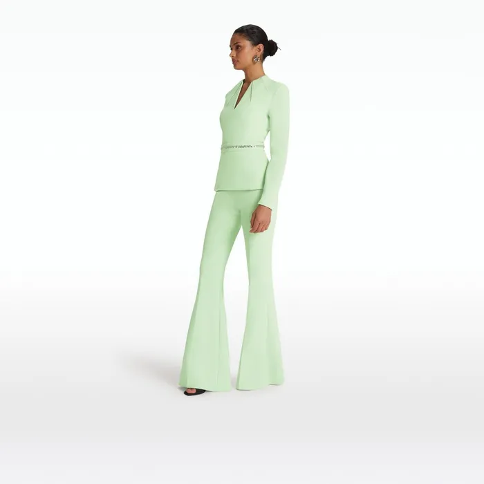Safiyaa Halluana Aloe Trousers Women Trousers