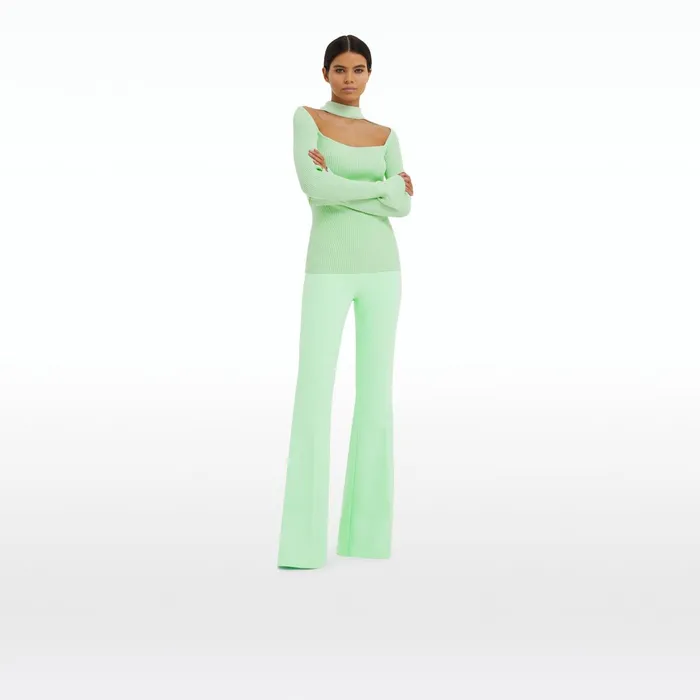 Safiyaa Halluana Brook Green Trousers Women Trousers