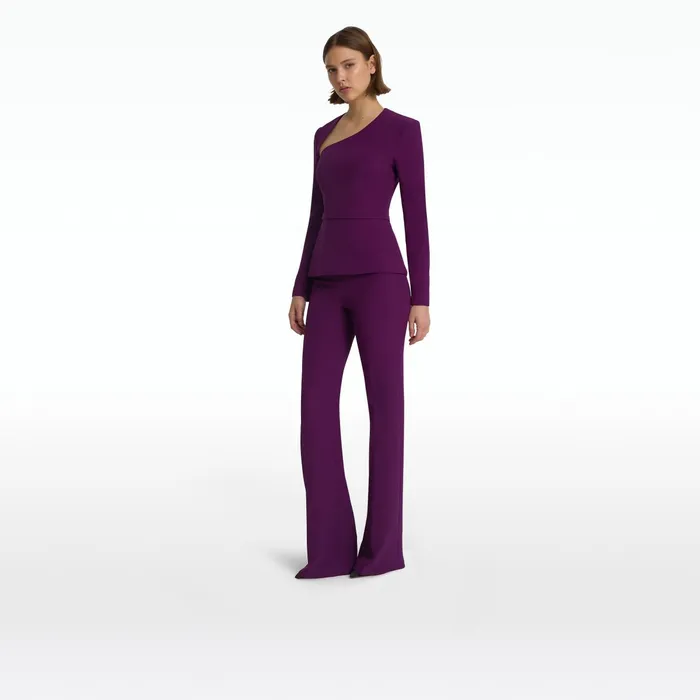 Safiyaa Halluana Currant Trousers Women Trousers