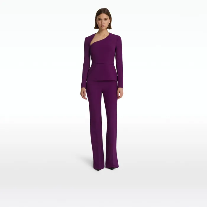Safiyaa Halluana Currant Trousers Women Trousers