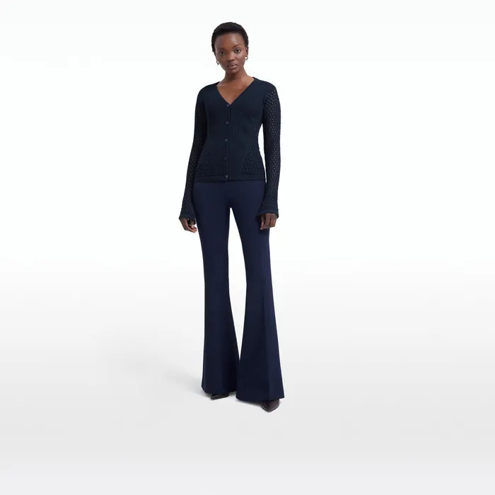Safiyaa Halluana Maritime Blue Trousers Women Trousers