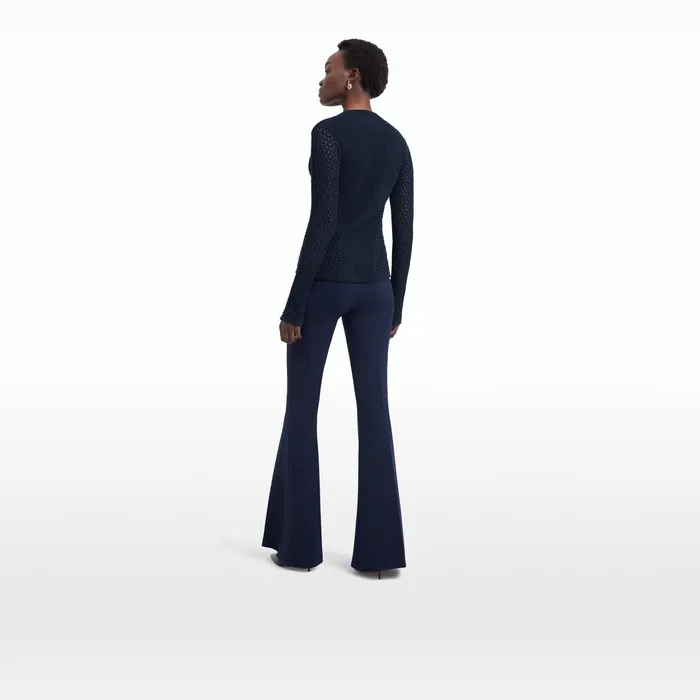 Safiyaa Halluana Maritime Blue Trousers Women Trousers