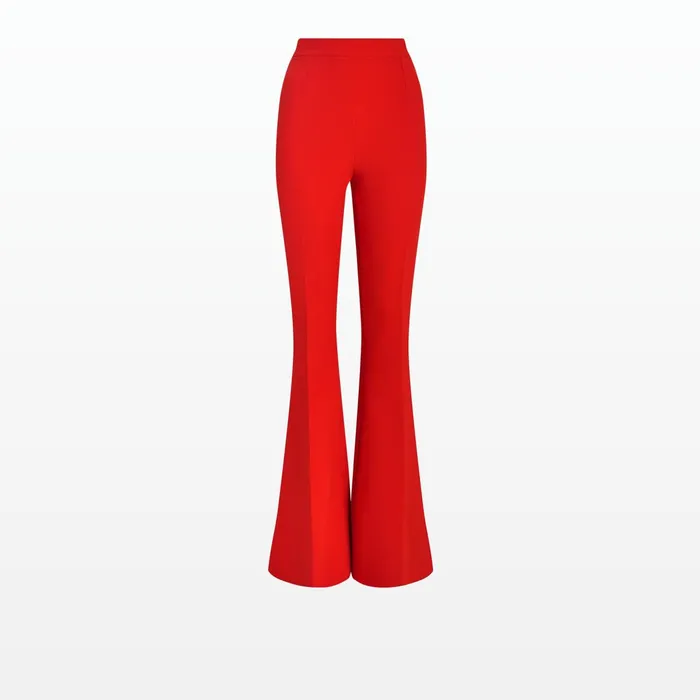 Safiyaa Halluana Scarlet Red Trousers Women Trousers