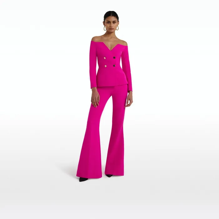 Safiyaa Halluana Wild Strawberry Trousers Women Trousers