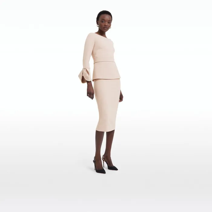 Safiyaa Hokoku Adobe Rose Skirt Women Skirts