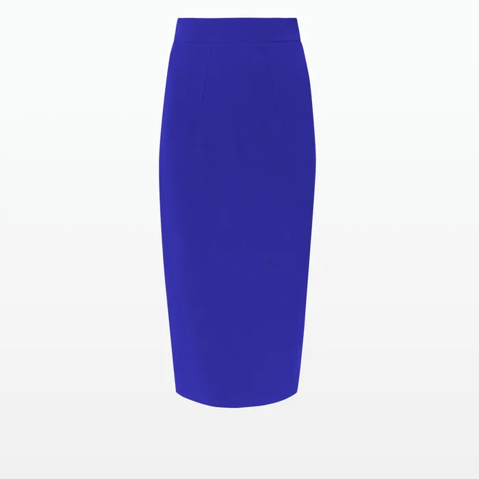 Safiyaa Hokoku Azure Blue Skirt Women Skirts