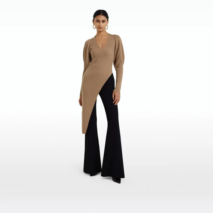 Safiyaa Honore Trench Knit Women Tops