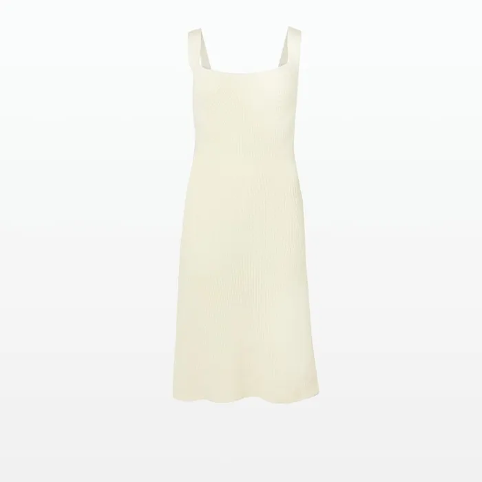 Safiyaa Huanca Ivory Knit Women Dresses