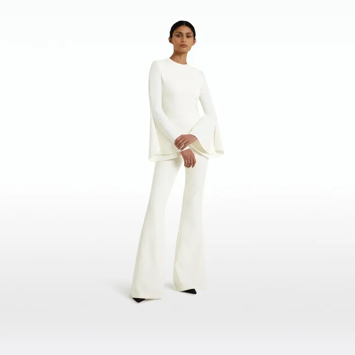 Safiyaa Ida Ivory Top Women Tops