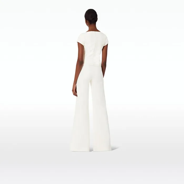 Safiyaa Irina Ivory Trousers Women Trousers