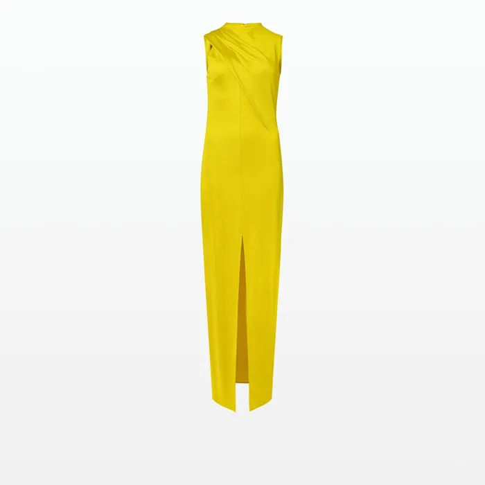 Safiyaa Iris Canary Long Dress Women Dresses