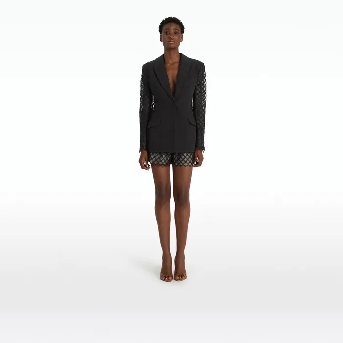 Safiyaa Joena Black Jacket Women Jackets Coats