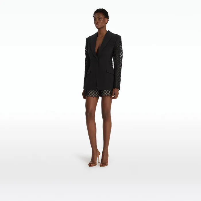 Safiyaa Joena Black Jacket Women Jackets Coats