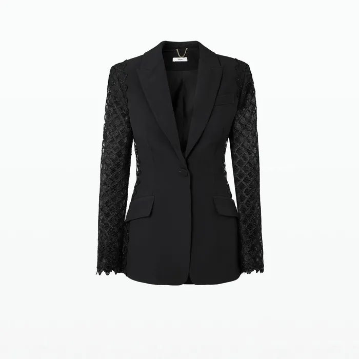Safiyaa Joena Black Jacket Women Jackets Coats