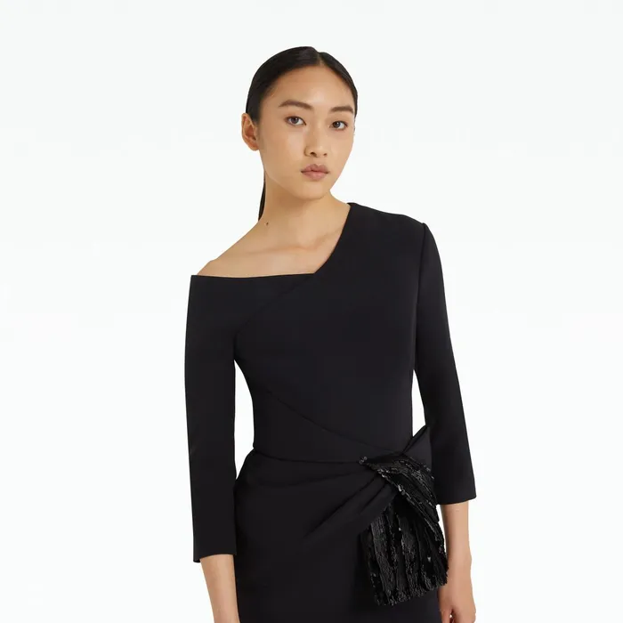 Safiyaa Juah Black Top Women Tops