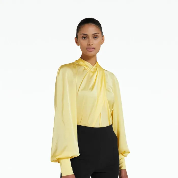 Safiyaa Kaja Pale Primrose Top Women Tops