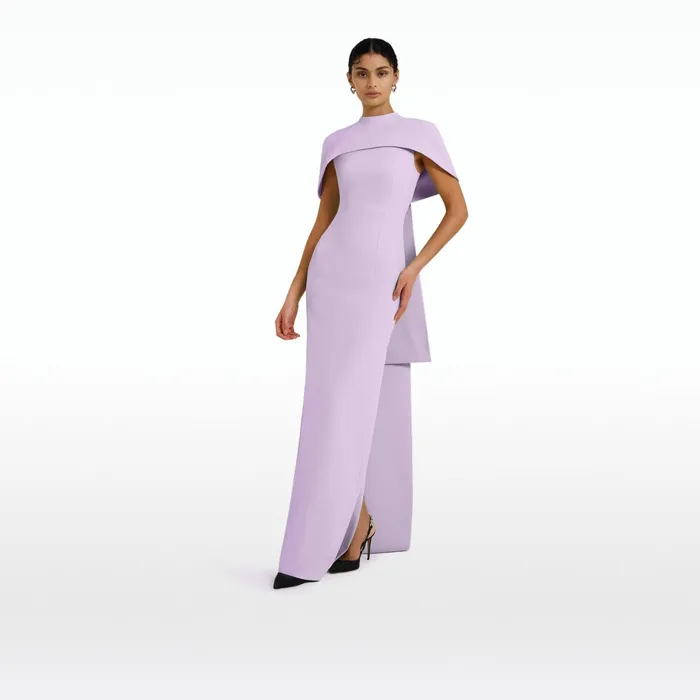 Safiyaa Kalika Lavender Long Dress Women Dresses