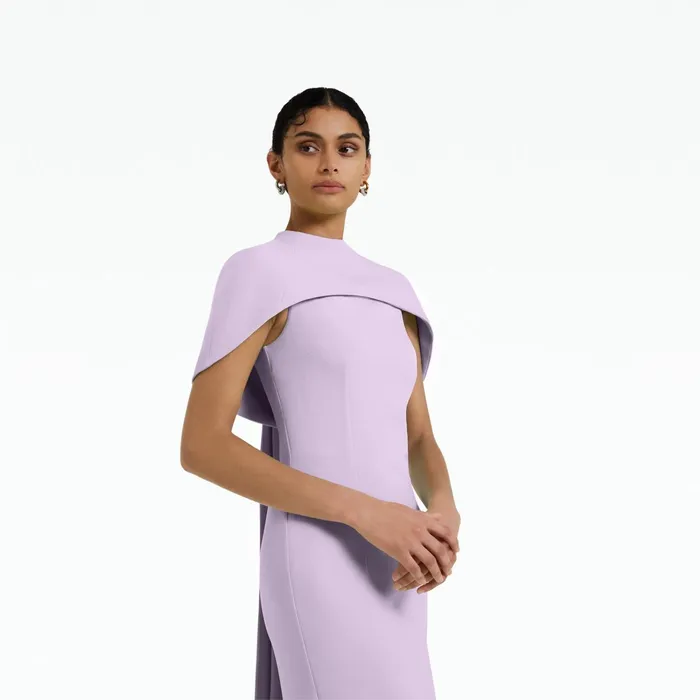 Safiyaa Kalika Lavender Long Dress Women Dresses