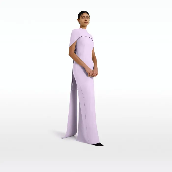 Safiyaa Kalika Lavender Long Dress Women Dresses