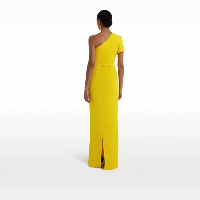 Safiyaa Kora Canary Long Dress Women Dresses