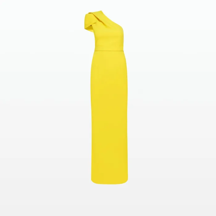 Safiyaa Kora Canary Long Dress Women Dresses