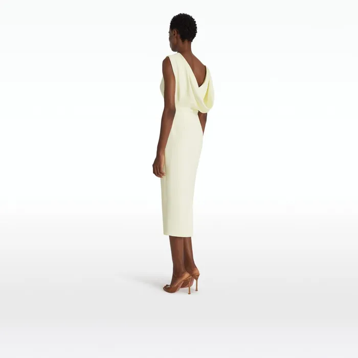 Safiyaa Koral Sorbet Midi Dress Women Dresses