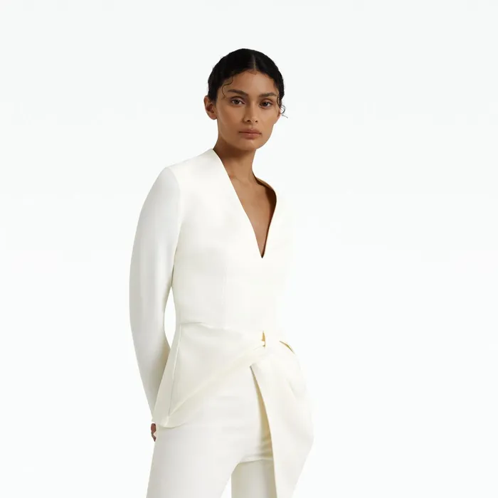 Safiyaa Leticia Ivory Top Women Tops
