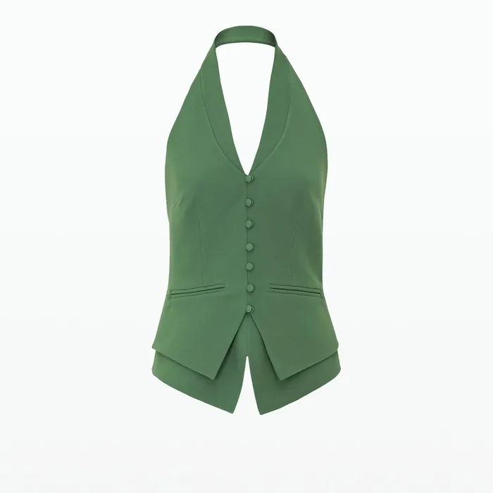 Safiyaa Lori Fern Green Top Women Tops