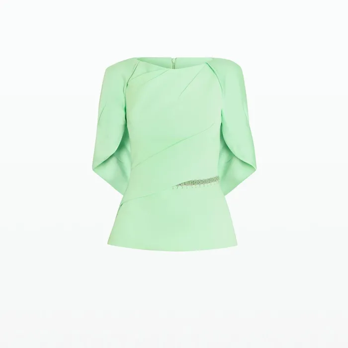 Safiyaa Lorrine Brook Green Top Women Tops