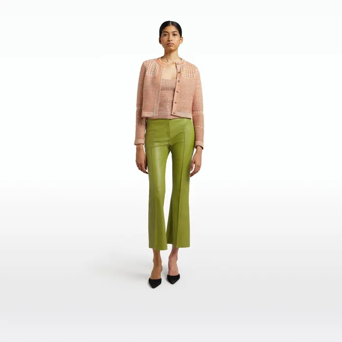Safiyaa Mari Woodbine Vegan Leather Trousers Women Trousers