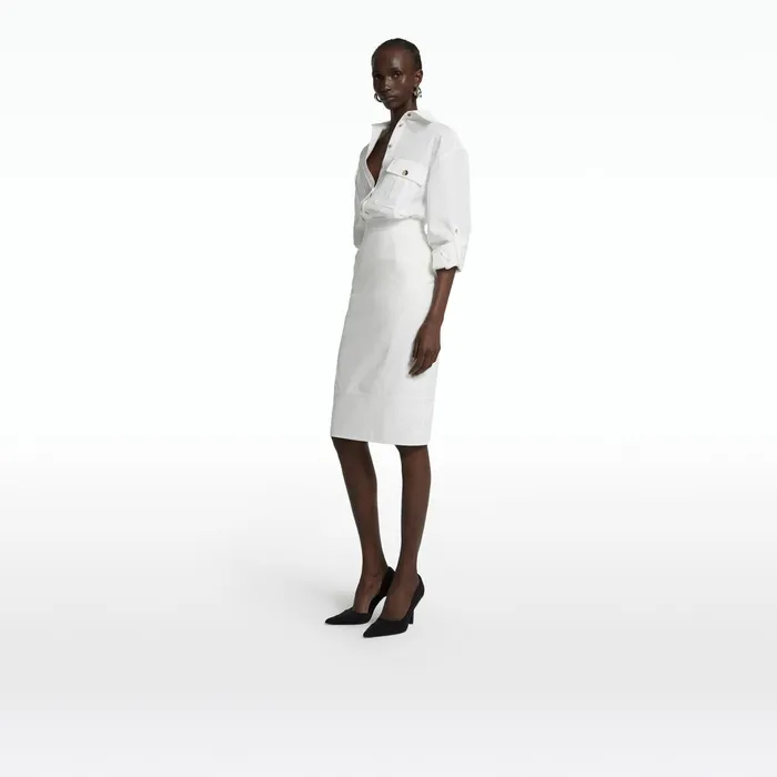 Safiyaa Marta Ivory Skirt Women Skirts
