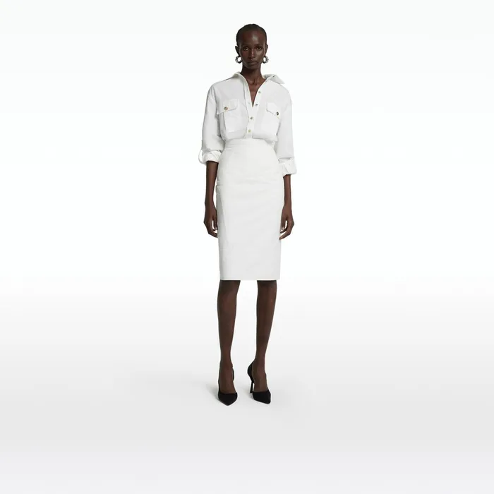 Safiyaa Marta Ivory Skirt Women Skirts