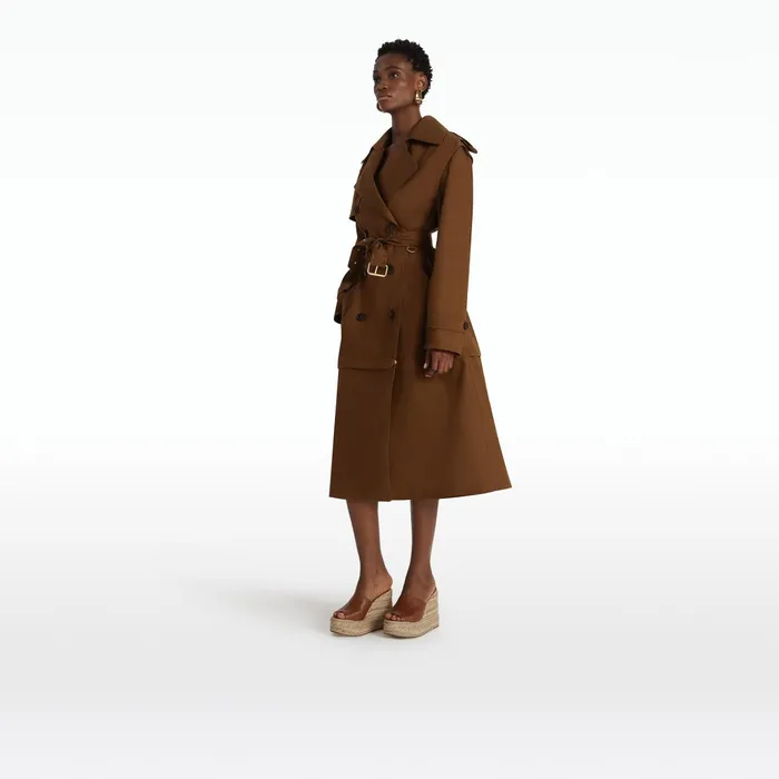 Safiyaa Merrik Deep Brown Modular Coat Women Jackets Coats