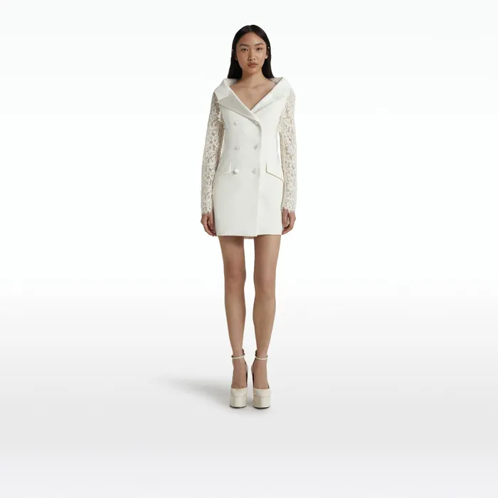 Safiyaa Narra Mini Dresses In Ivory Women Dresses