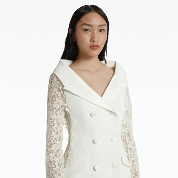 Safiyaa Narra Mini Dresses In Ivory Women Dresses
