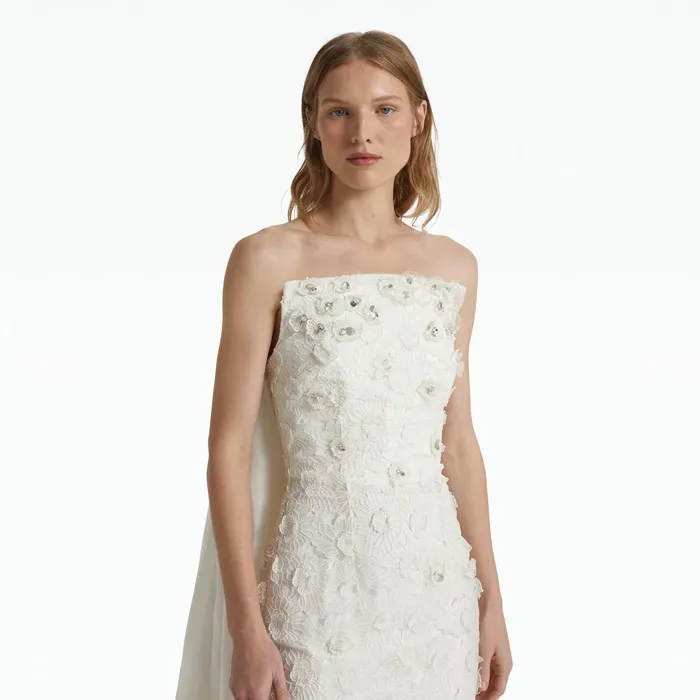 Safiyaa Olena Long Dresses In Ivory Women Dresses