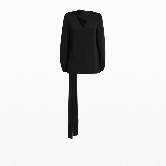 Safiyaa Omari Black Top Women Tops