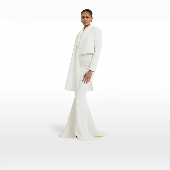 Safiyaa Ooly Ivory Jacket Women Jackets Coats
