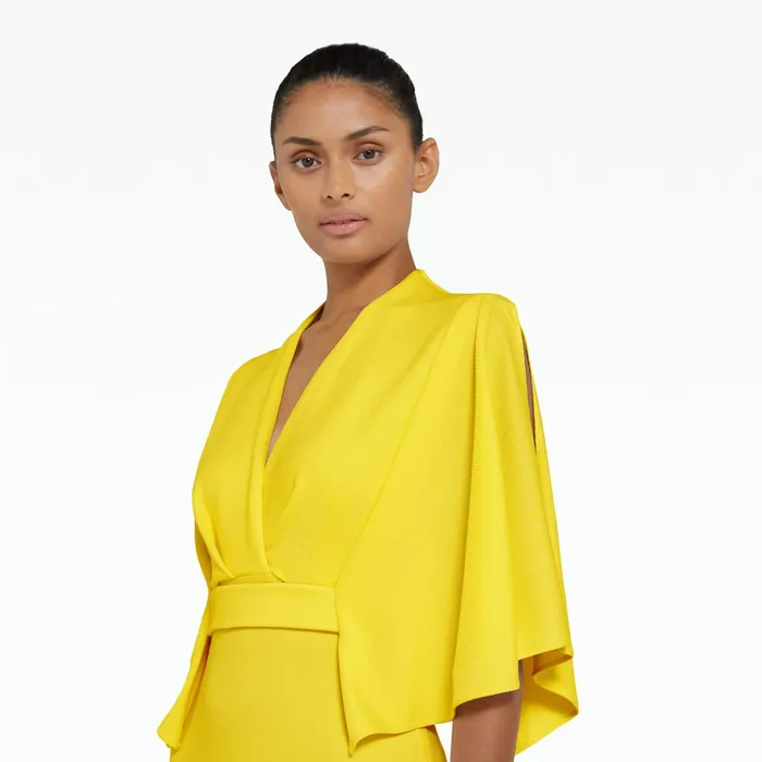 Safiyaa Oro Canary Long Dress Women Dresses