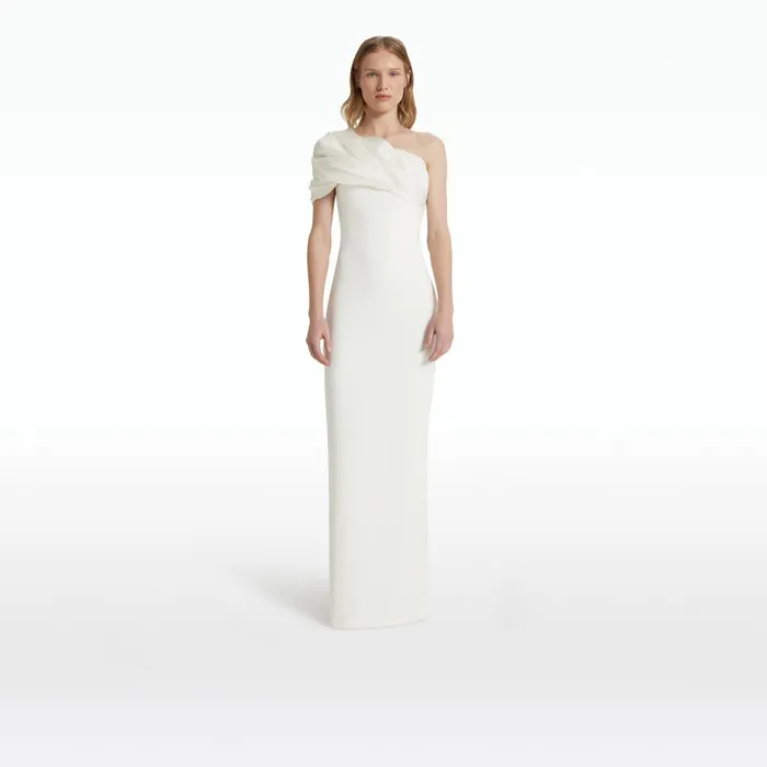 Safiyaa Portan Long Dresses In Ivory Women Dresses
