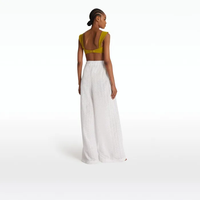 Safiyaa Rewana Ivory Trousers Women Swimwear