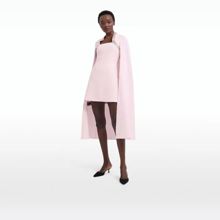 Safiyaa Rohanna Barely Pink Short Dress Women Dresses